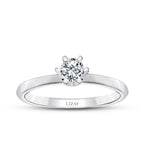 0.30 Carat Diamond Round Solitaire Engagement Ring
