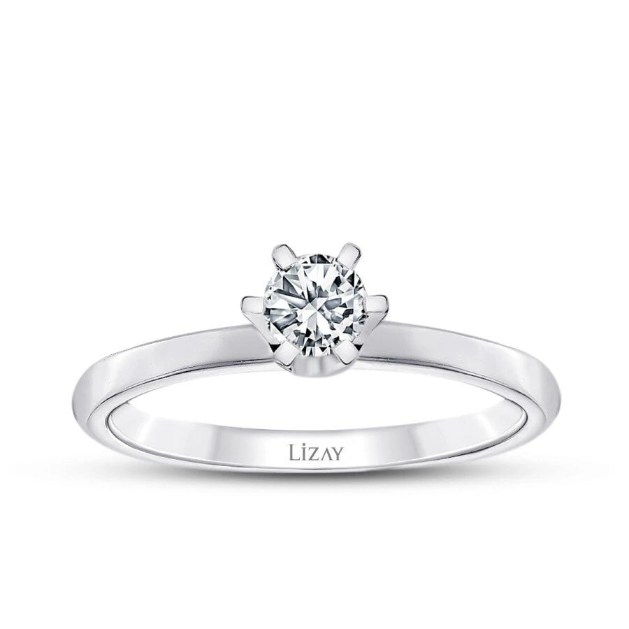 0.30 Carat Diamond Round Solitaire Engagement Ring