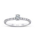 0.31 Carat Diamond Oval Solitaire Engagement Ring