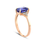 3.35 Carat Diamond Sapphire Ring