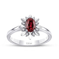 0.69 Carat Diamond Ruby Ring