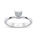 0.40 Carat Diamond Round Solitaire Engagement Ring