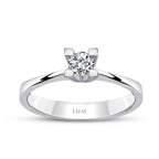 0.40 Carat Diamond Round Solitaire Engagement Ring