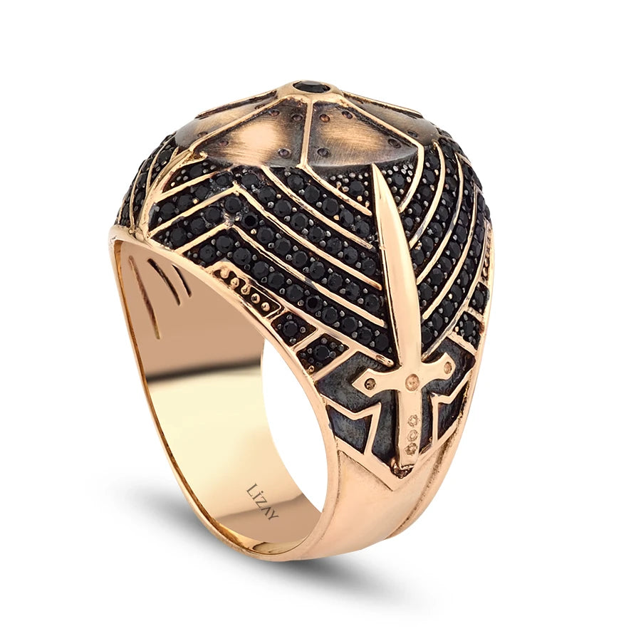 Gold Stone Men’s Ring