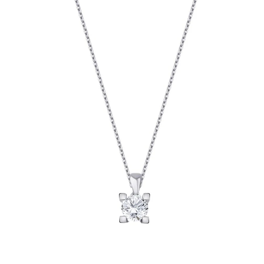 0.40 Carat Diamond Solitaire Necklace