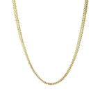 Gold Herringbone Chain Necklace