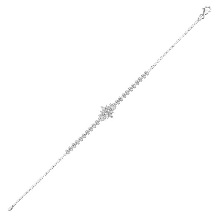 Goldenes Tennis-Trend-Armband