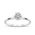 0.30 Carat Diamond Round Solitaire Engagement Ring