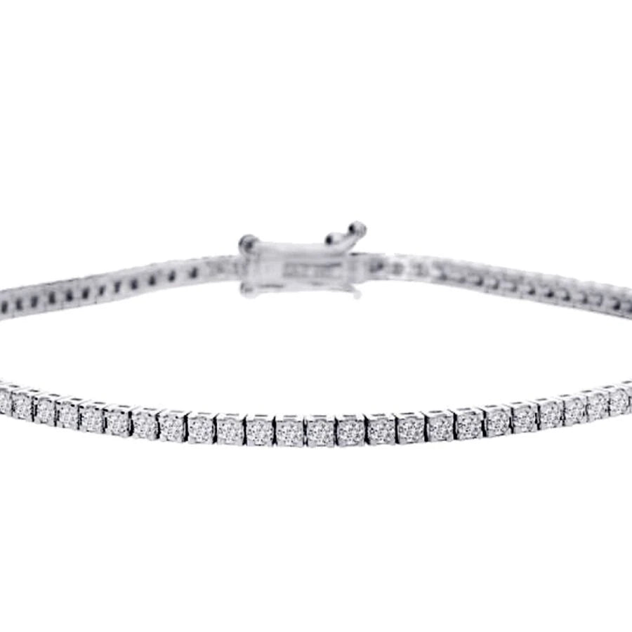 Tennisarmband mit 2,08 Karat Diamanten