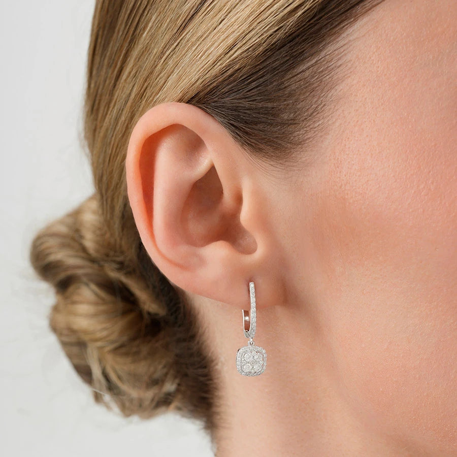 0.87 Carat Diamond Trend Earrings