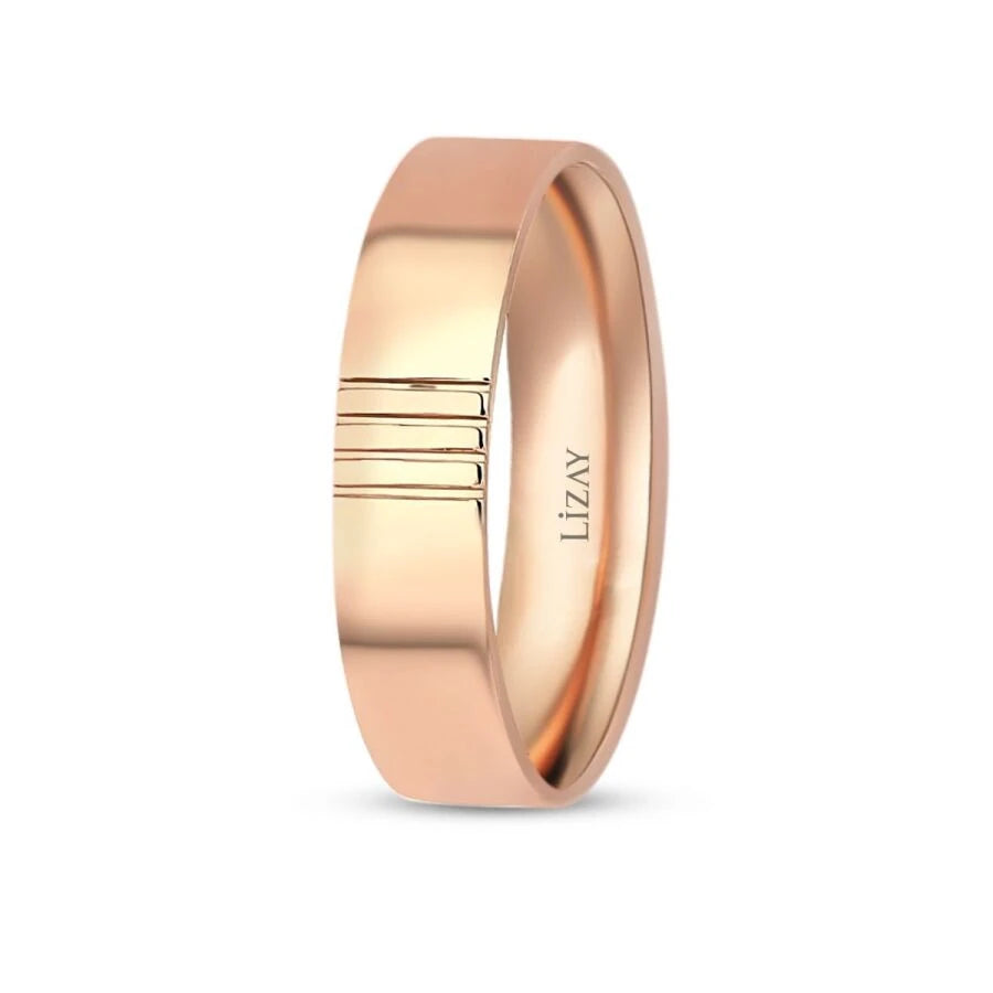 Rose Gold Wedding Band