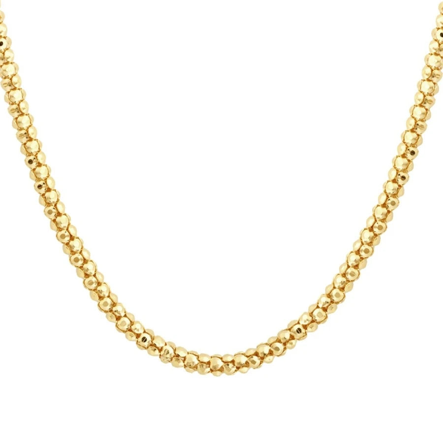 Gold Ball Chain Necklace