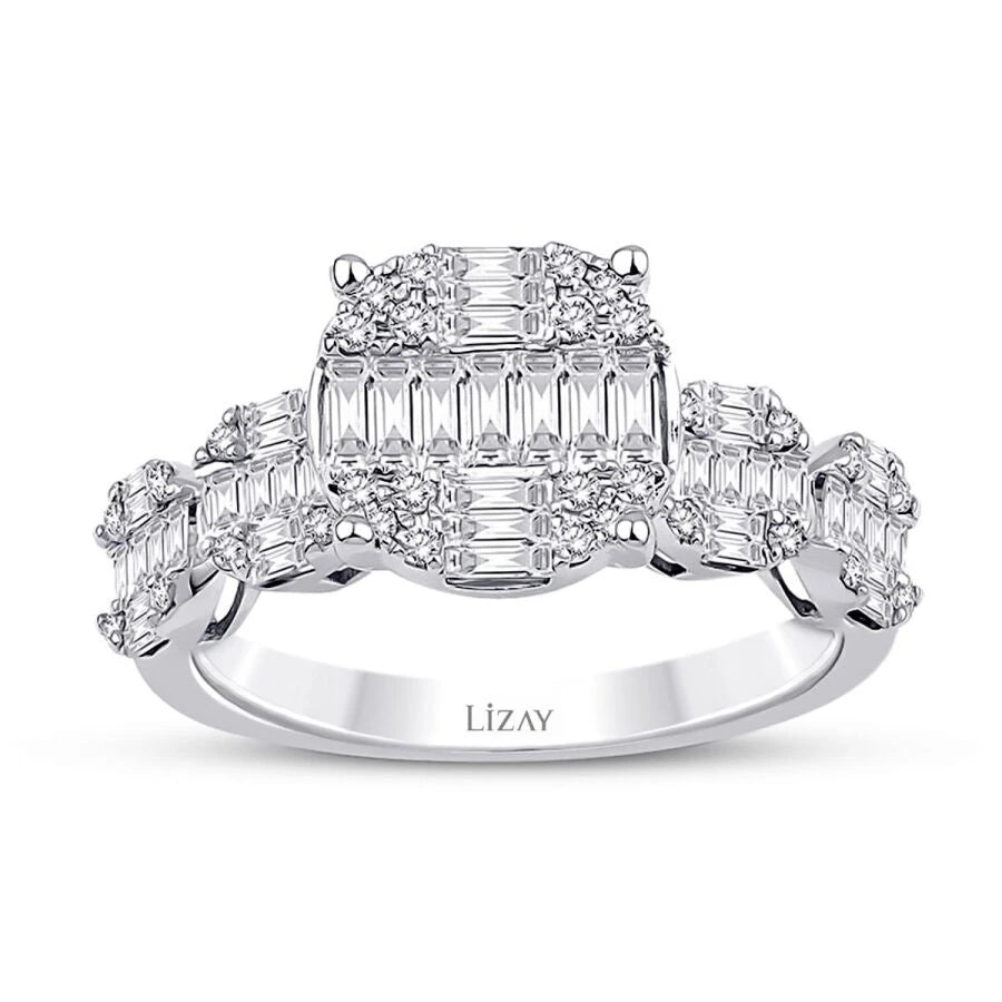 1.14 Carat Diamond Baguette Ring