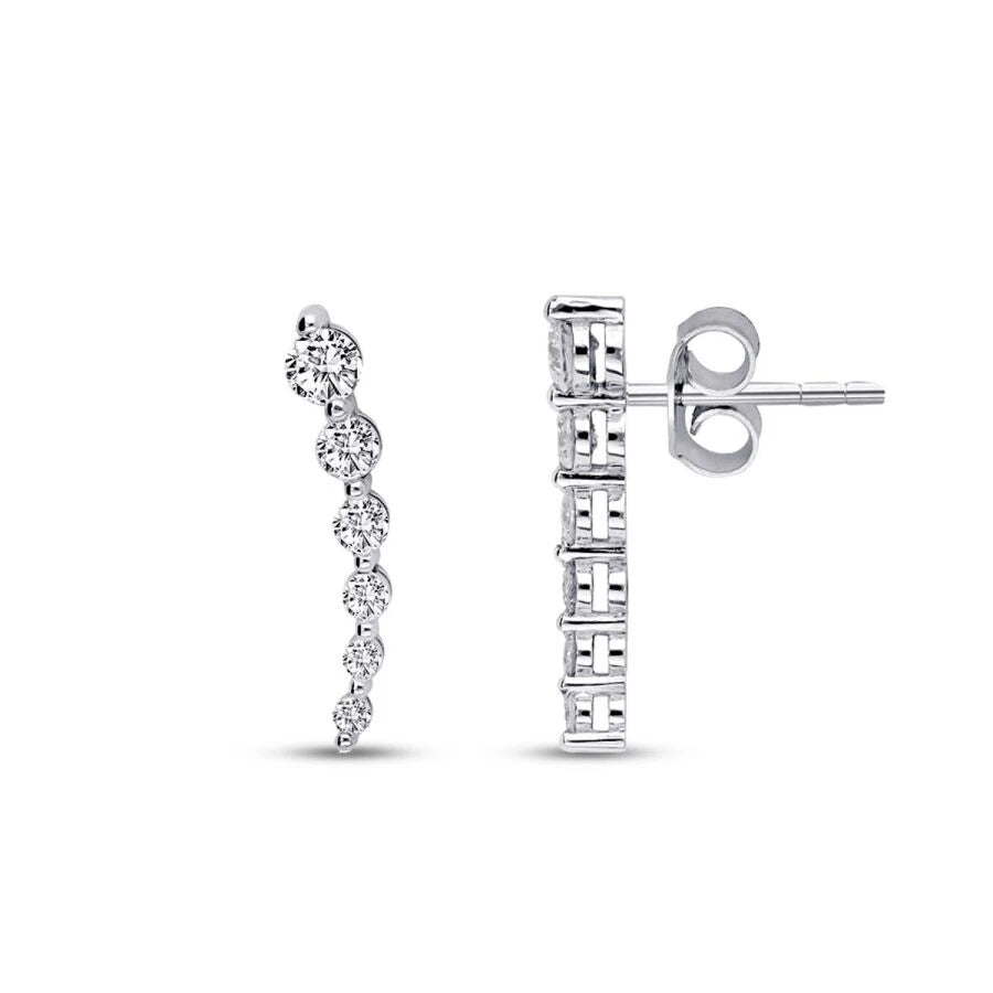0.48 Carat Diamond Trend Earrings