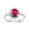 1.87 Carat Diamond Ruby Ring