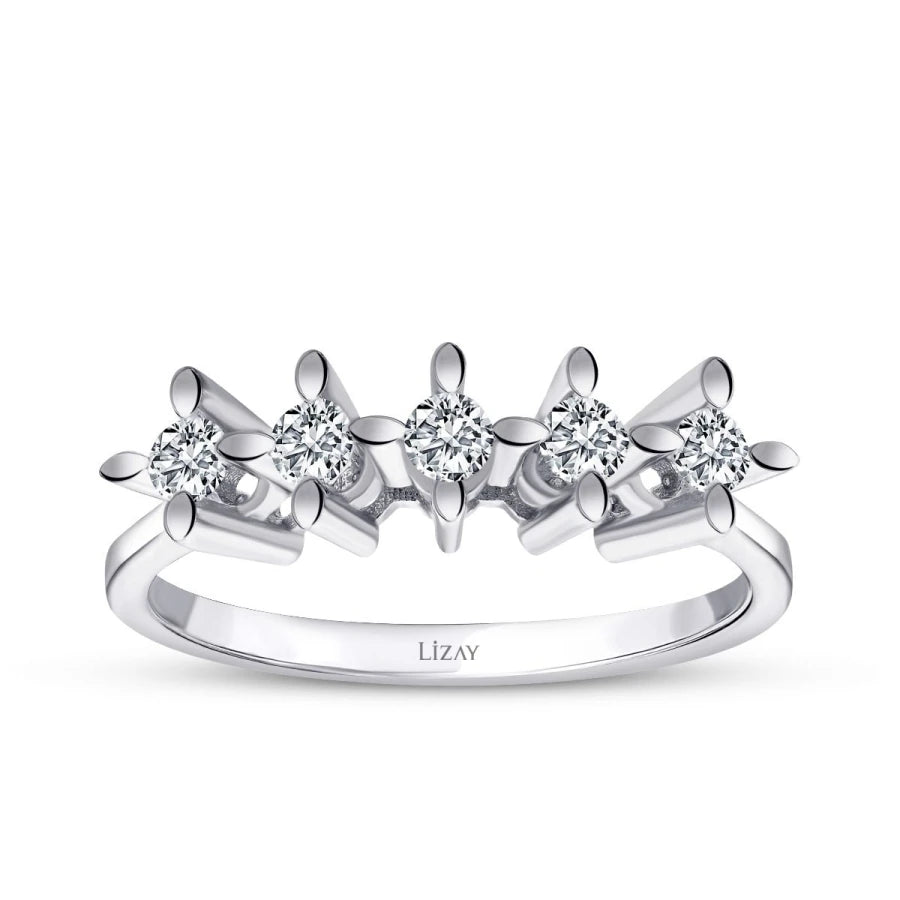 0.22 Carat Diamond Five-Stone Ring