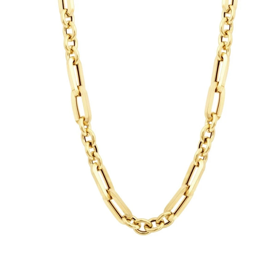 Gold Paperclip Chain Necklace