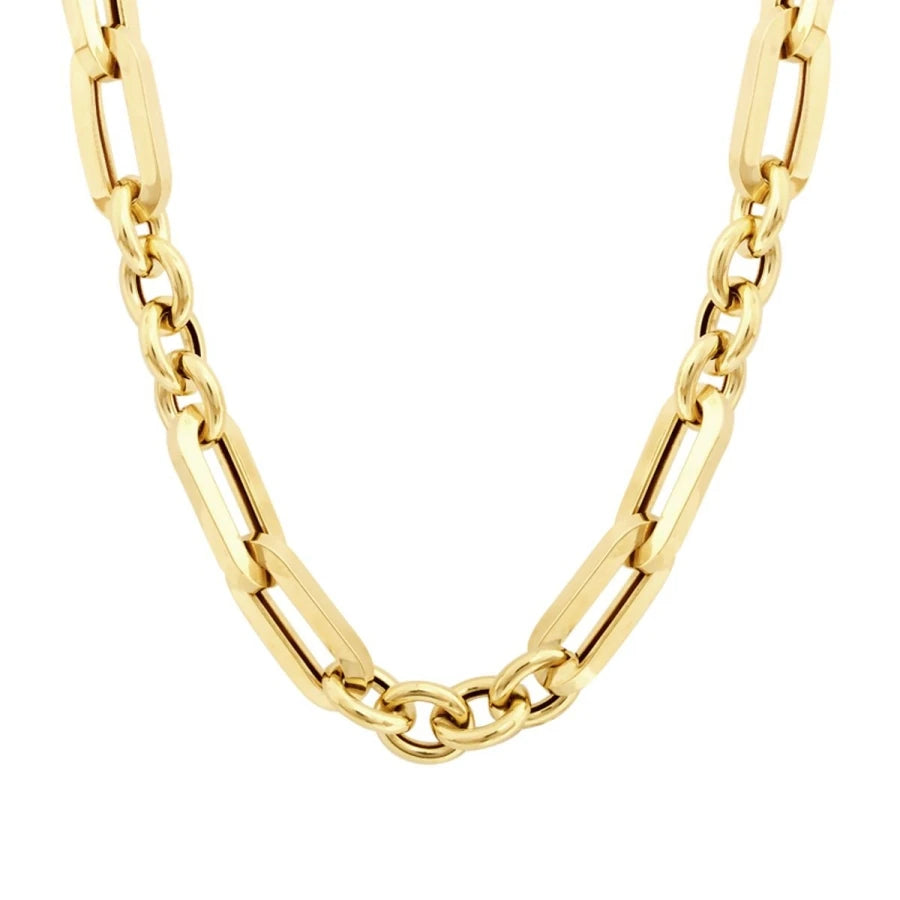 Gold Paperclip Chain Necklace