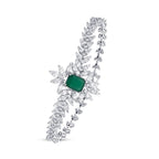 4.73 Carat Diamond Emerald Bracelet