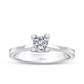 0.35 Carat Diamond Round Solitaire Engagement Ring