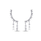 1.06 Carat Diamond Baguette Trend Earrings
