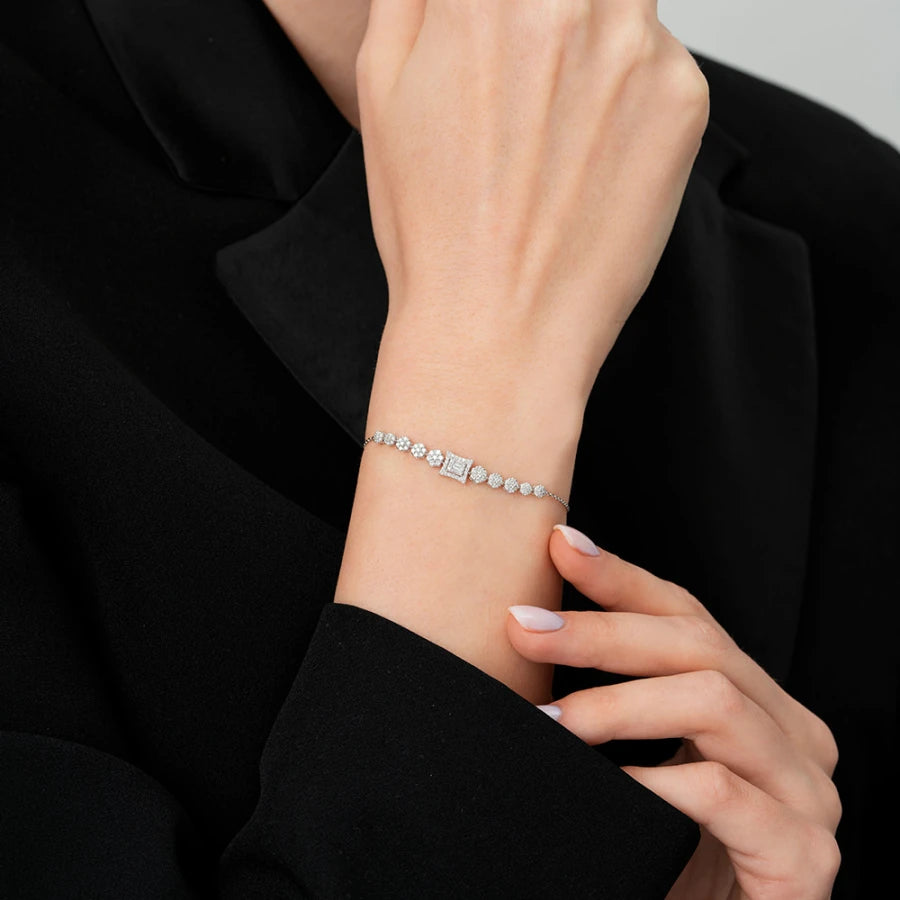 Trend-Baguette-Armband mit 0,49 Karat Diamanten