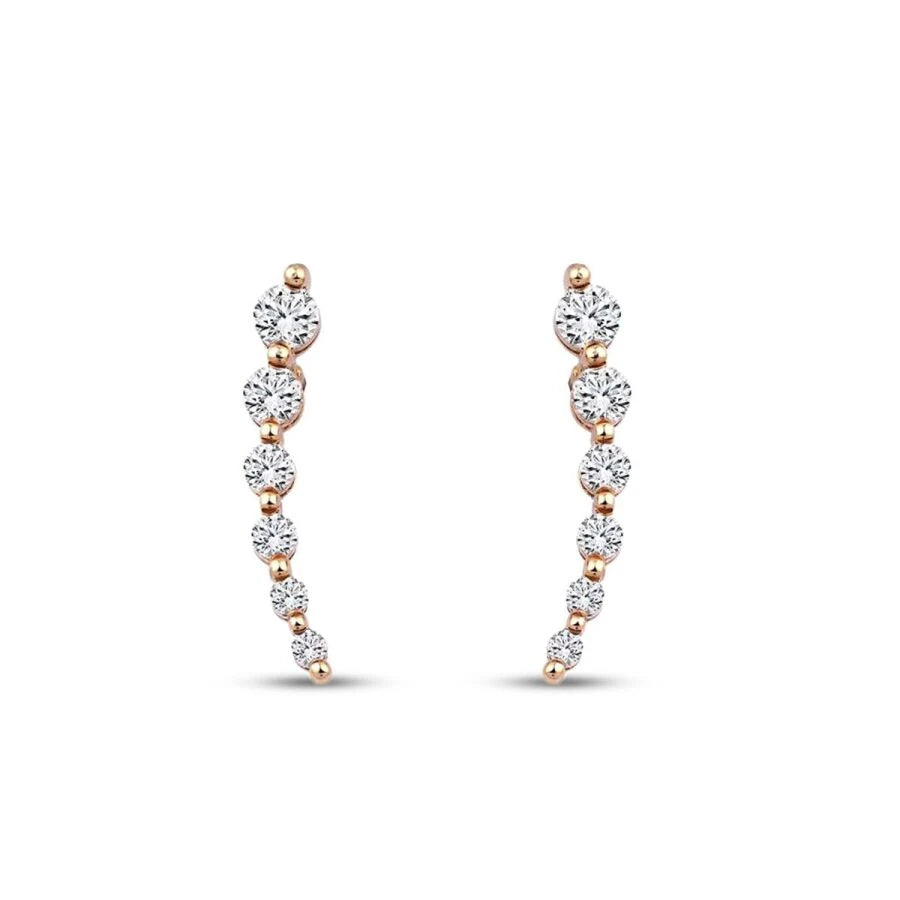 0.42 Carat Diamond Trend Earrings