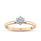 0.30 Carat Diamond Round Solitaire Engagement Ring