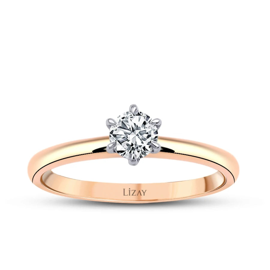 0.30 Carat Diamond Round Solitaire Engagement Ring