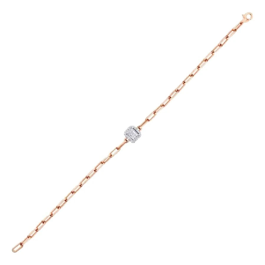 Armband mit Baguette-Diamanten (0,17 Karat)