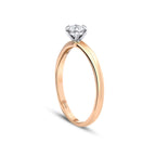 0.30 Carat Diamond Round Solitaire Engagement Ring
