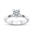 0.40 Carat Diamond Round Solitaire Engagement Ring