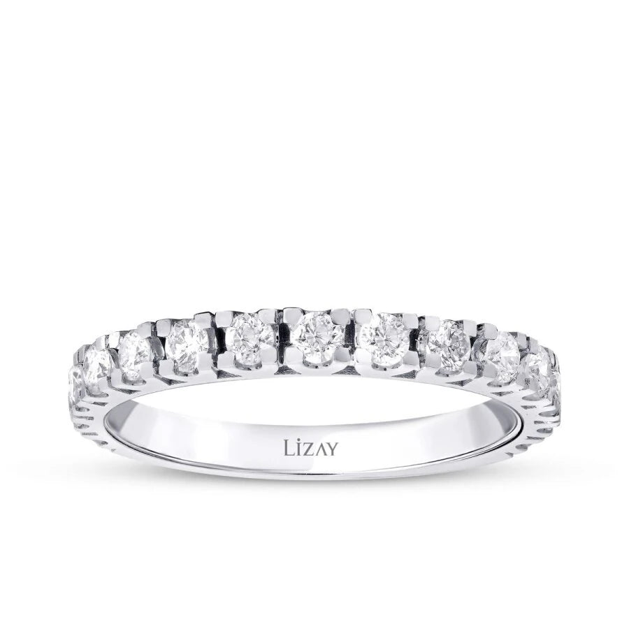 0.80 Carat Diamond Half-Eternity Ring