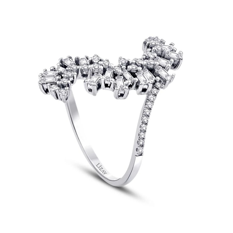 0.55 Carat Diamond Trend Baguette Ring