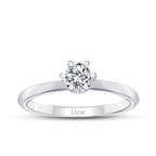0.30 Carat Diamond Round Solitaire Engagement Ring