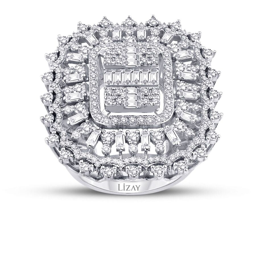 2.99 Carat Diamond Baguette Ring