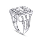 2.64 Carat Diamond Baguette Ring