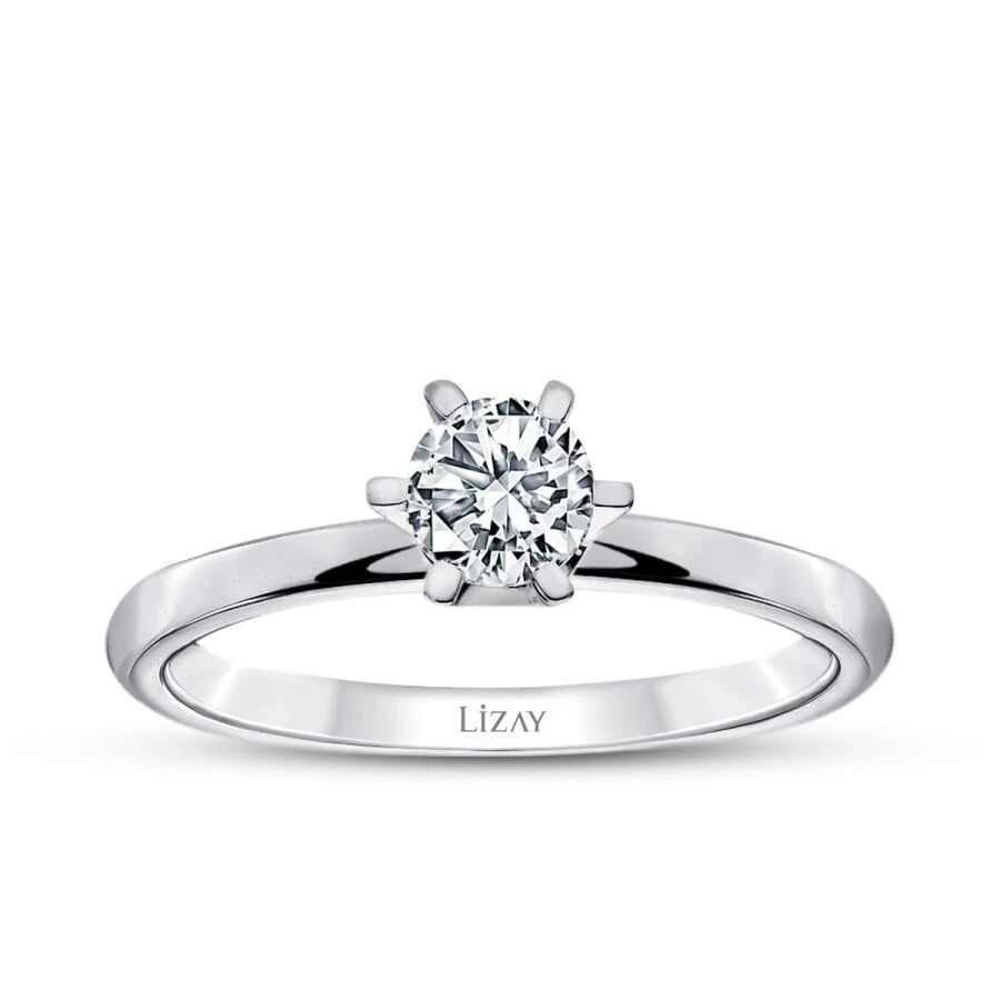 0.40 Carat Diamond Round Solitaire Engagement Ring