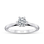0.40 Carat Diamond Round Solitaire Engagement Ring