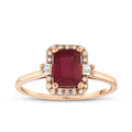 1.72 Carat Diamond Ruby Ring