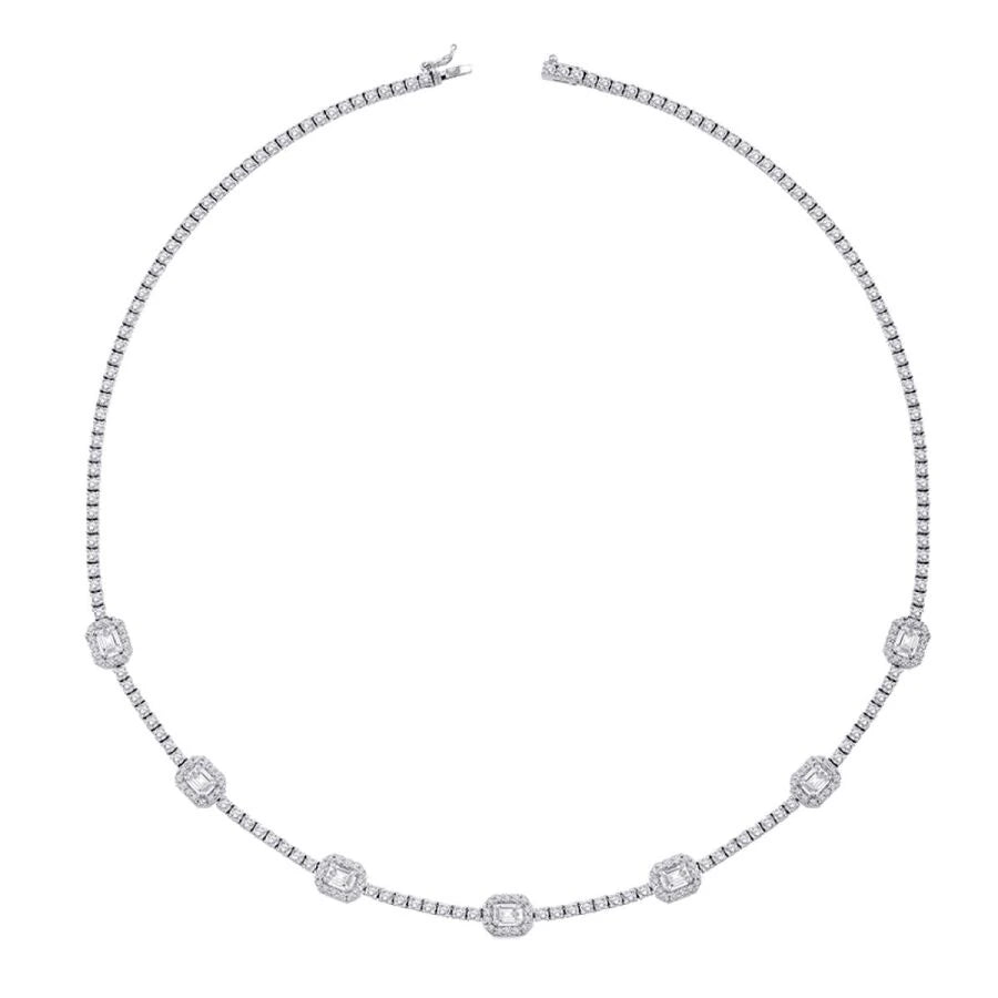 7,22 Karat Diamant-Halsband