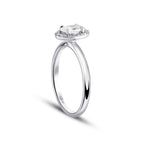 0.40 Carat Diamond Oval Solitaire Engagement Ring