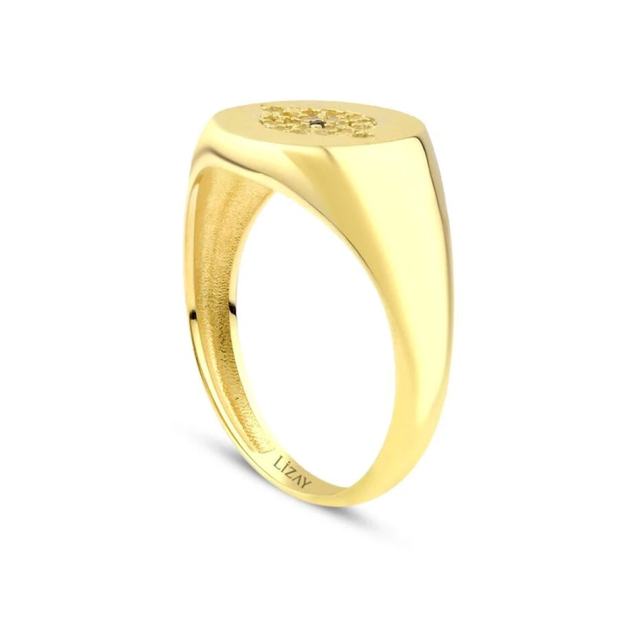 Gold Eye Knight Ring