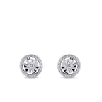 0.15 Carat Diamond Round Earrings