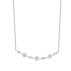 0.33 Carat Diamond Baguette Necklace