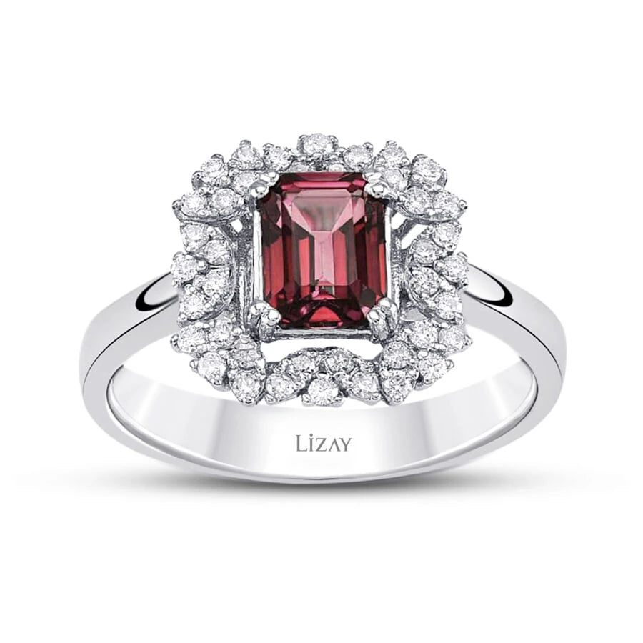 3.33 Carat Diamond Ruby Ring