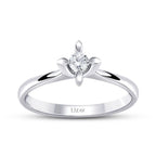 0.10 Carat Diamond Round Solitaire Engagement Ring