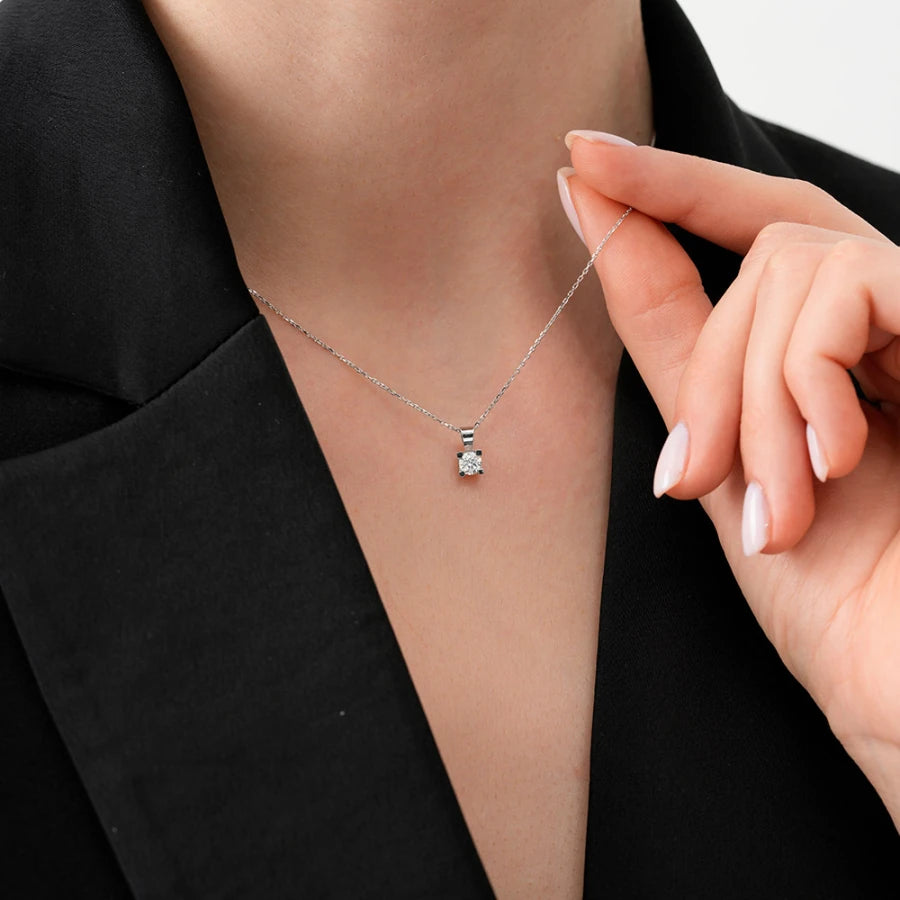0.20 Carat Diamond Solitaire Necklace