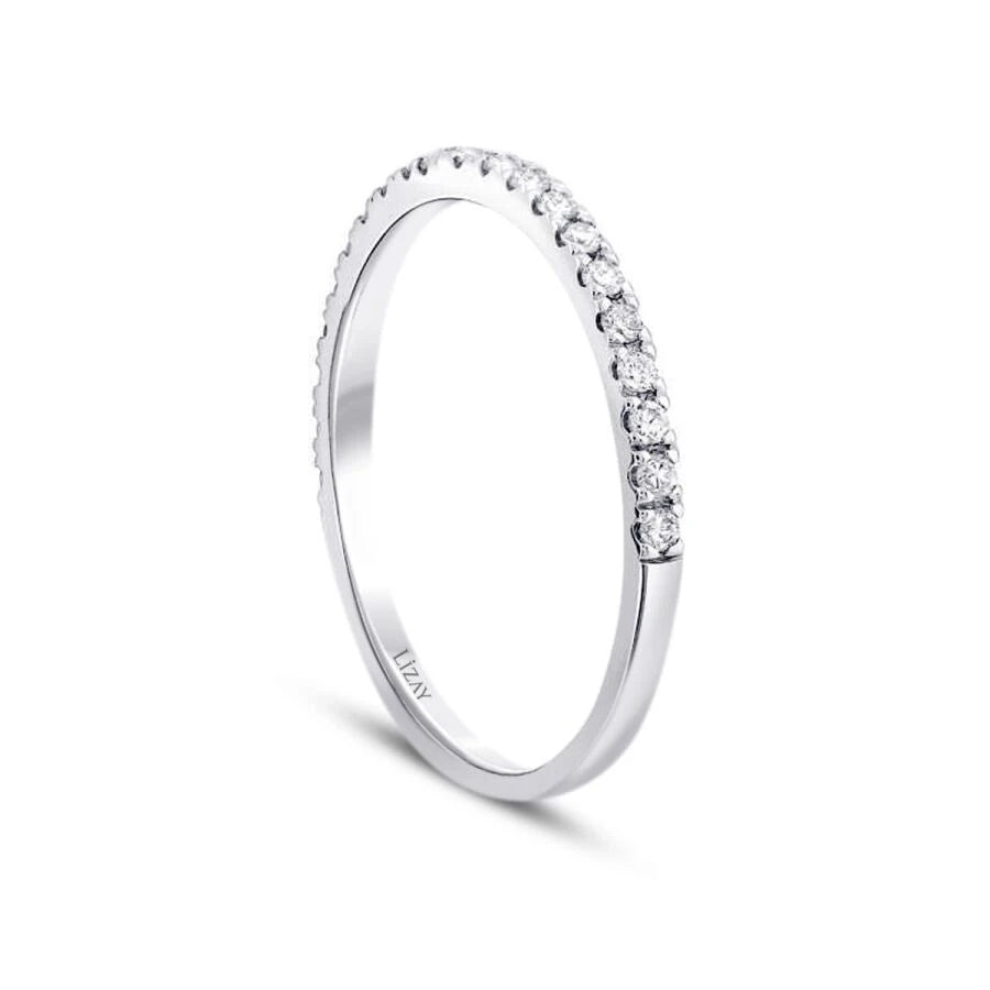 0.13 Carat Diamond Half-Eternity Ring