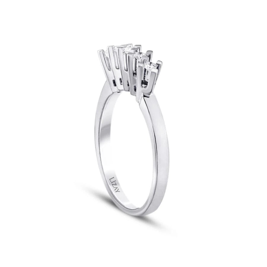 0.15 Carat Diamond Five-Stone Ring